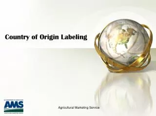 Country of Origin Labeling