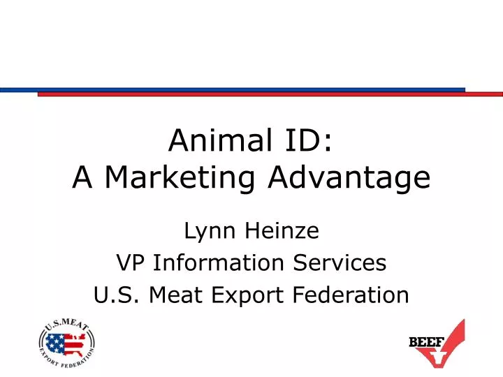 animal id a marketing advantage