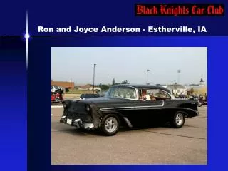 Ron and Joyce Anderson - Estherville, IA