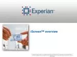 iScreen SM overview - slide 1