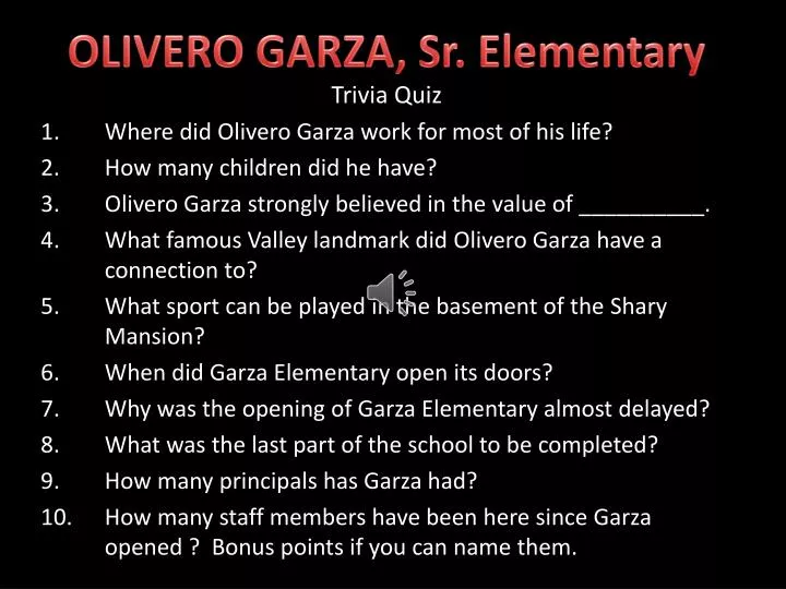 olivero garza sr elementary