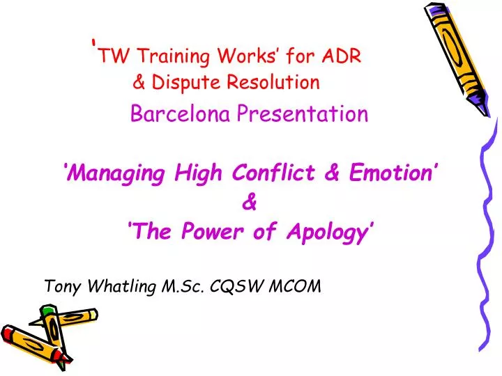 tw training works for adr dispute resolution