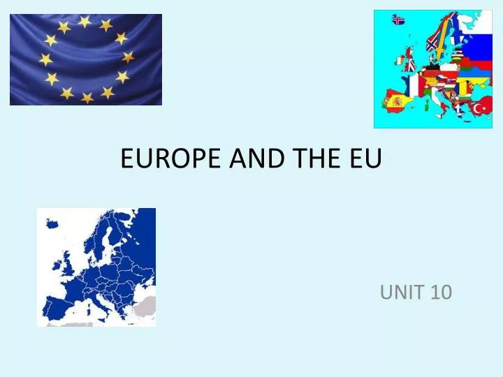 europe and the eu