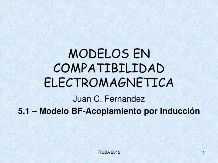 modelos en compatibilidad electromagnetica