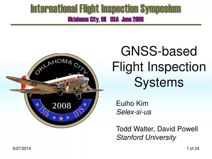 gnss based flight inspection systems