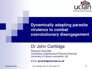 Dynamically adapting parasite virulence to combat coevolutionary disengagement