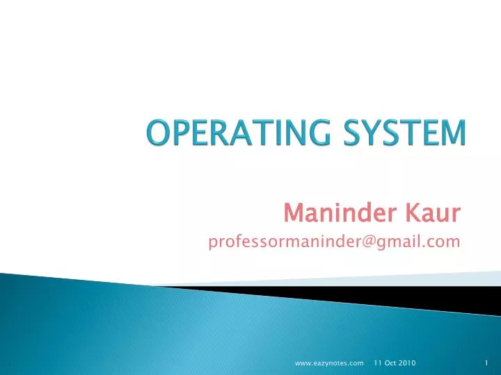 operating system