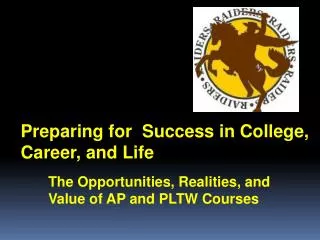 Preparing for Success in College, Career, and Life