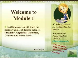 Welcome to Module 1