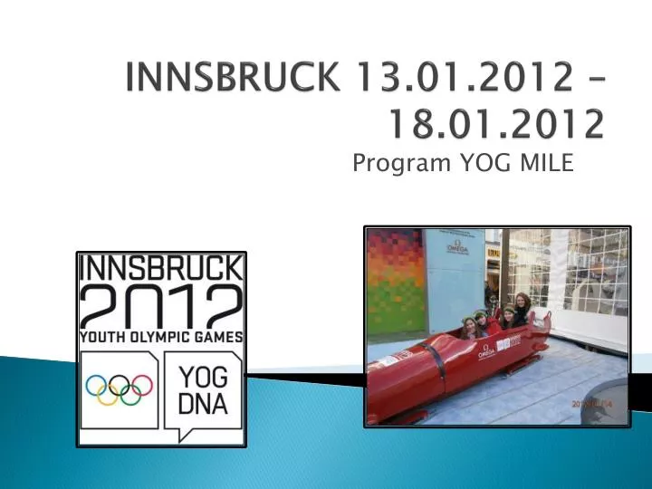 innsbruck 13 01 2012 18 01 2012
