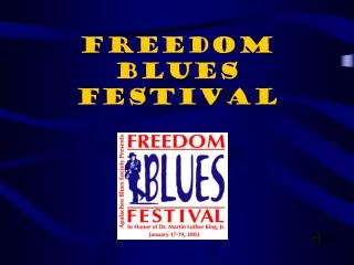 Freedom Blues Festival