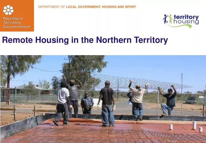 remote housing in the northern territory