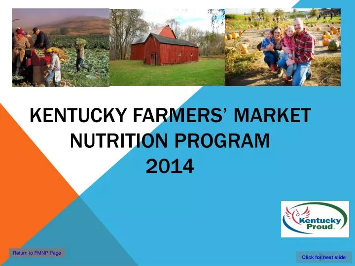 kentucky farmers market nutrition program 2014