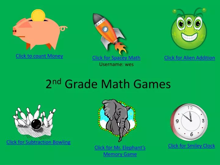 2 nd grade math games