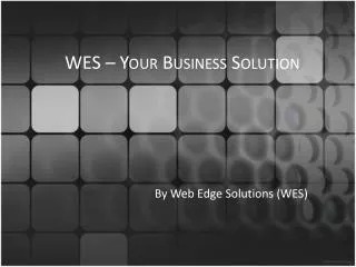 WES – Your Business Solution