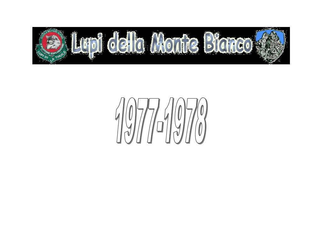 PPT - 1977-1978 PowerPoint Presentation, free download - ID:4859397