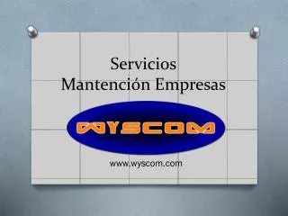 servicios mantenci n empresas