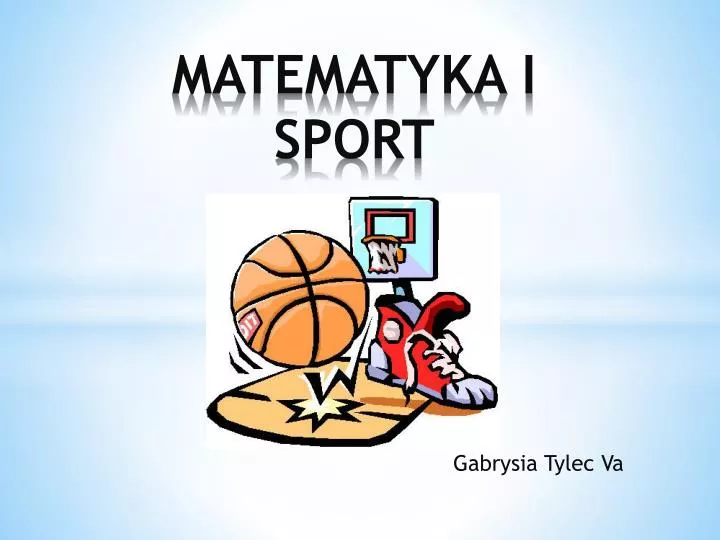 matematyka i sport