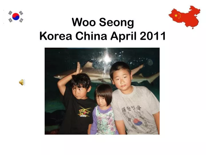 woo seong korea china april 2011