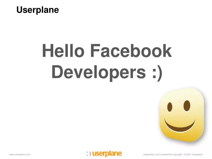 hello facebook developers