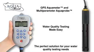 Water Quality Testing Made Easy