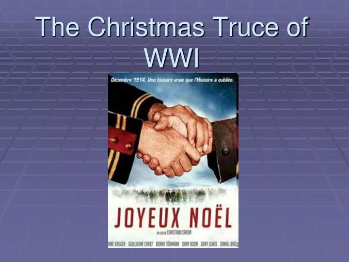 the christmas truce of wwi