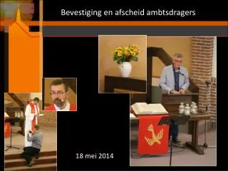 bevestiging en afscheid ambtsdragers