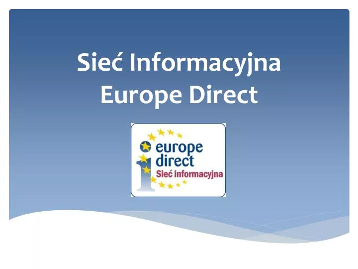 sie informacyjna europe direct