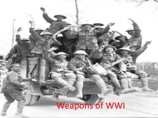 Weapons of WWI