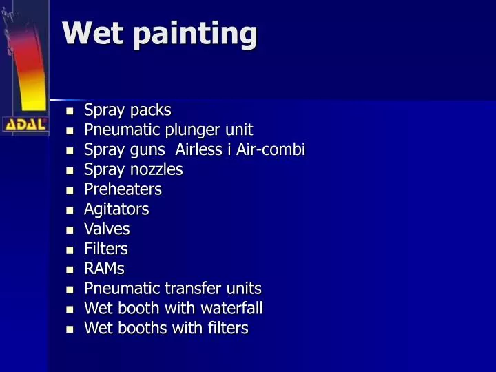 wet painting