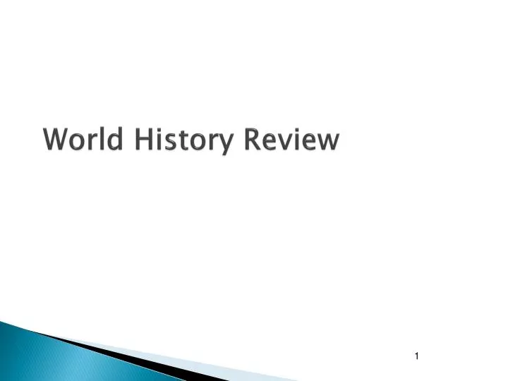 world history review