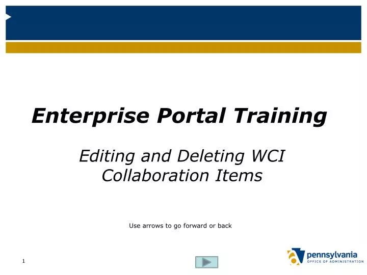 enterprise portal training