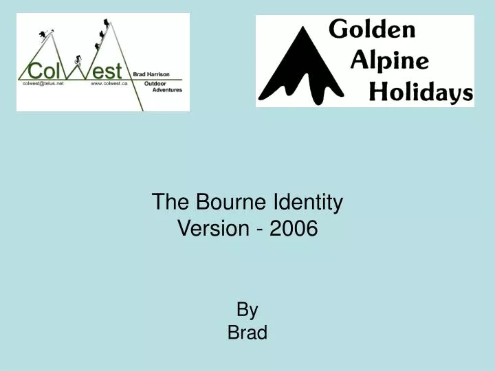 the bourne identity version 2006