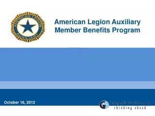 American Legion Auxiliary Member Benefits Program