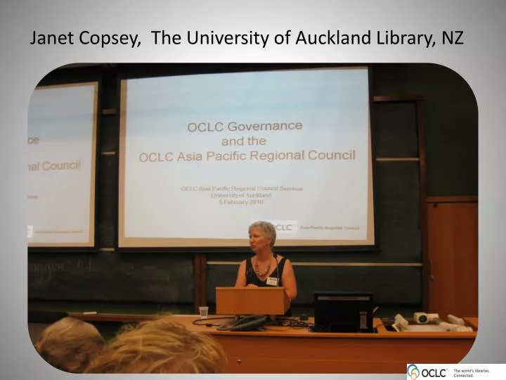 janet copsey the university of auckland library nz