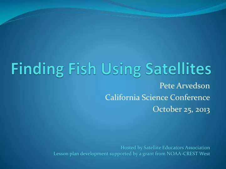 finding fish using satellites