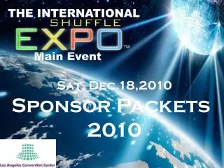 Sat. Dec.18,2010 Sponsor Packets 2010