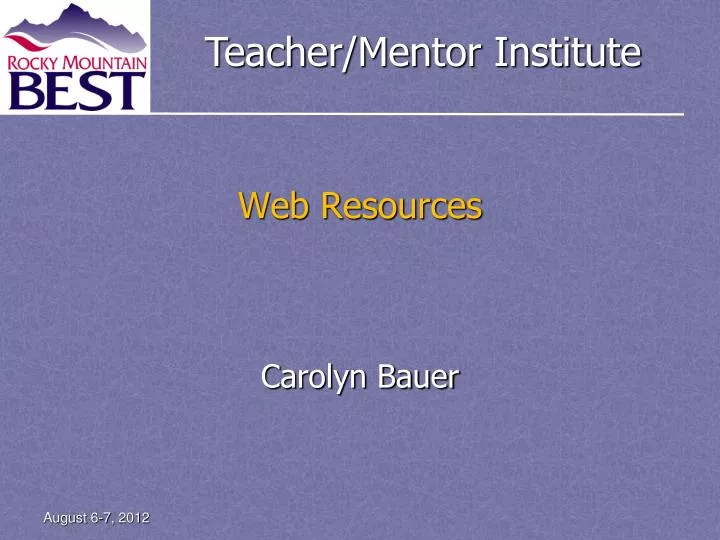 web resources