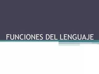 funciones del lenguaje