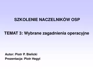 szkolenie naczelnik w osp