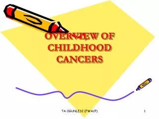 OVERVIEW OF CHILDHOOD CANCERS
