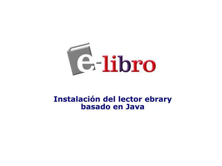 instalaci n del lector ebrary basado en java