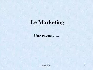 le marketing