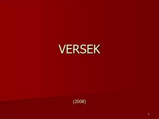 VERSEK (2008)