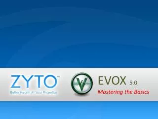 EVOX 5.0 Mastering the Basics