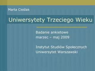 uniwersytety trzeciego wieku
