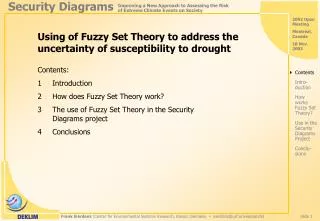 Using of Fuzzy Set Theory to address the uncertainty of susceptibility to drought