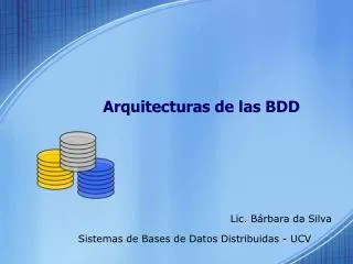 arquitecturas de las bdd