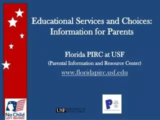 Educational Services and Choices: Information for Parents