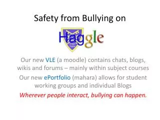 Safety from Bullying on